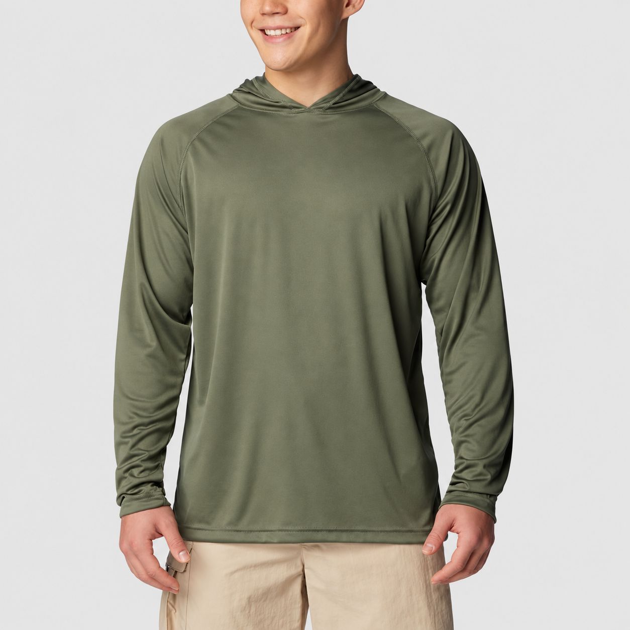 Casual Long Sleeve Tackle Hoodie For Men