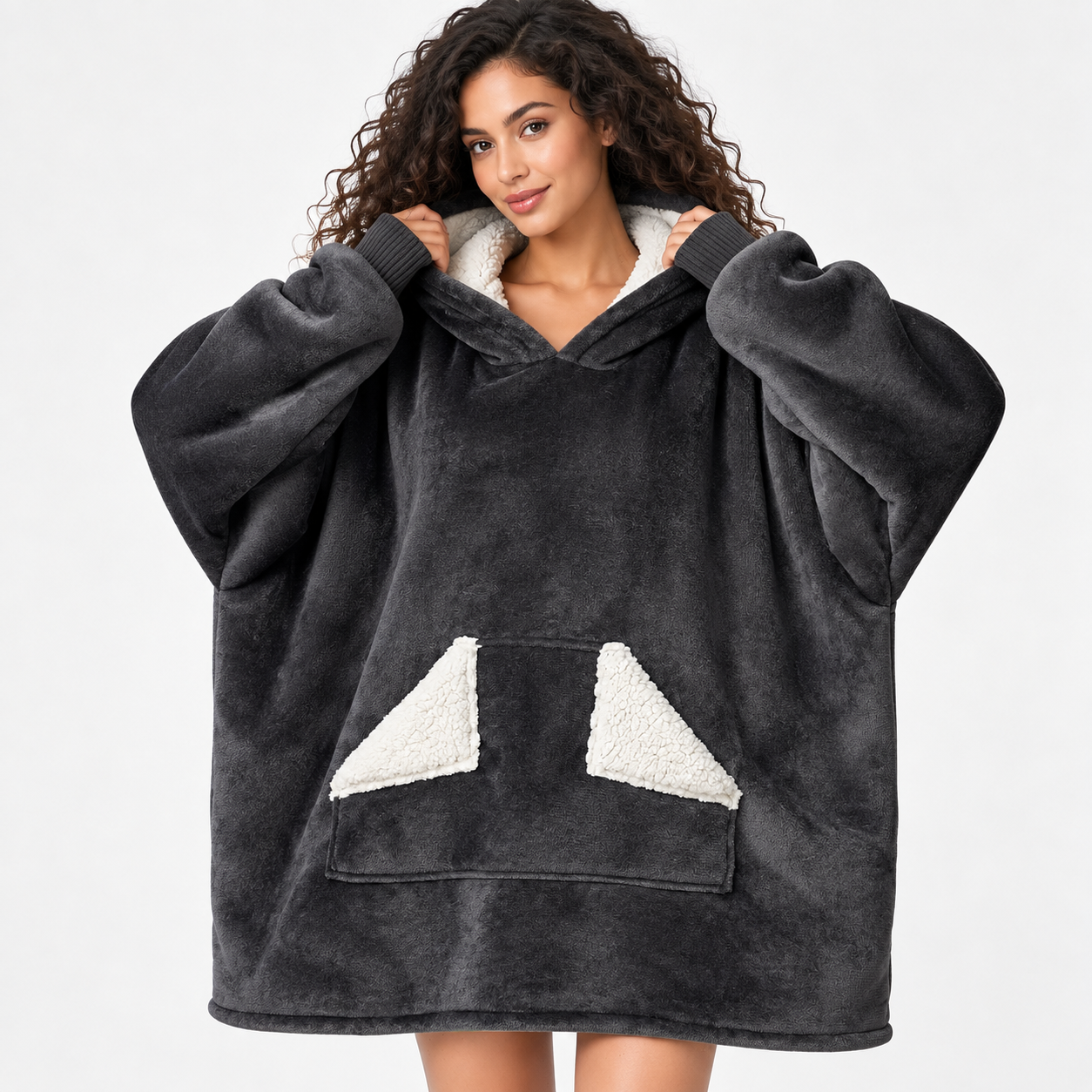 Oversized Wearable Blanket Hoodie For Women