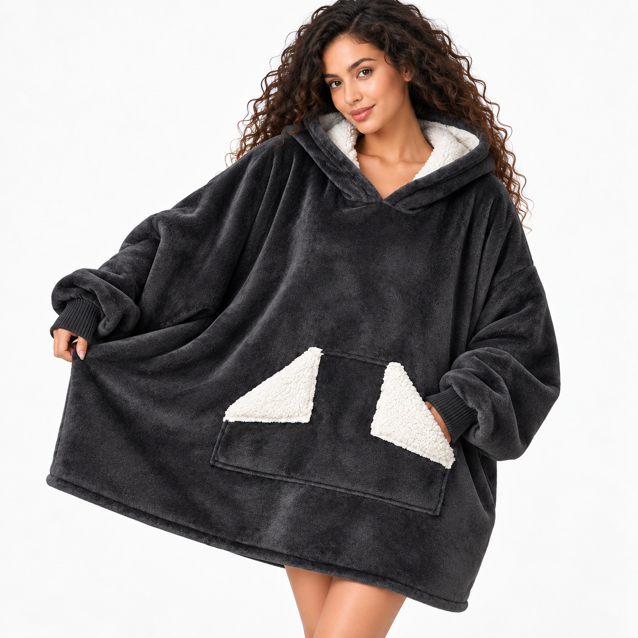 Oversized Wearable Blanket Hoodie For Women