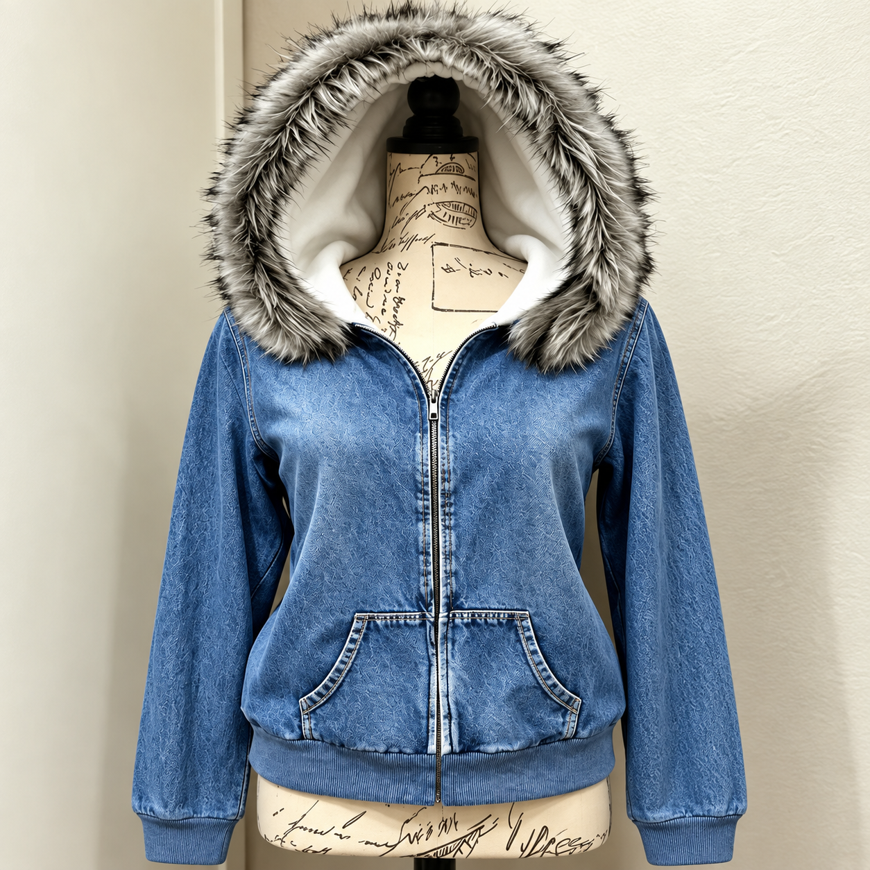 Casual Zip Front Sweatshirt Jacket For Women