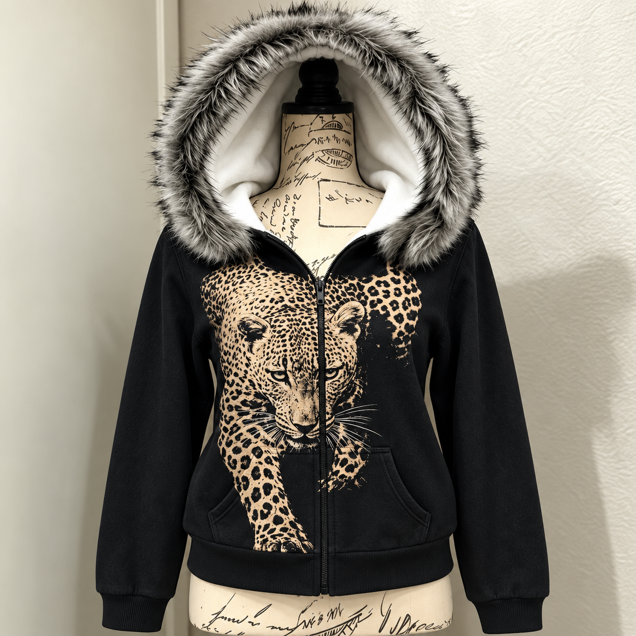 Casual Zip Front Sweatshirt Jacket For Women