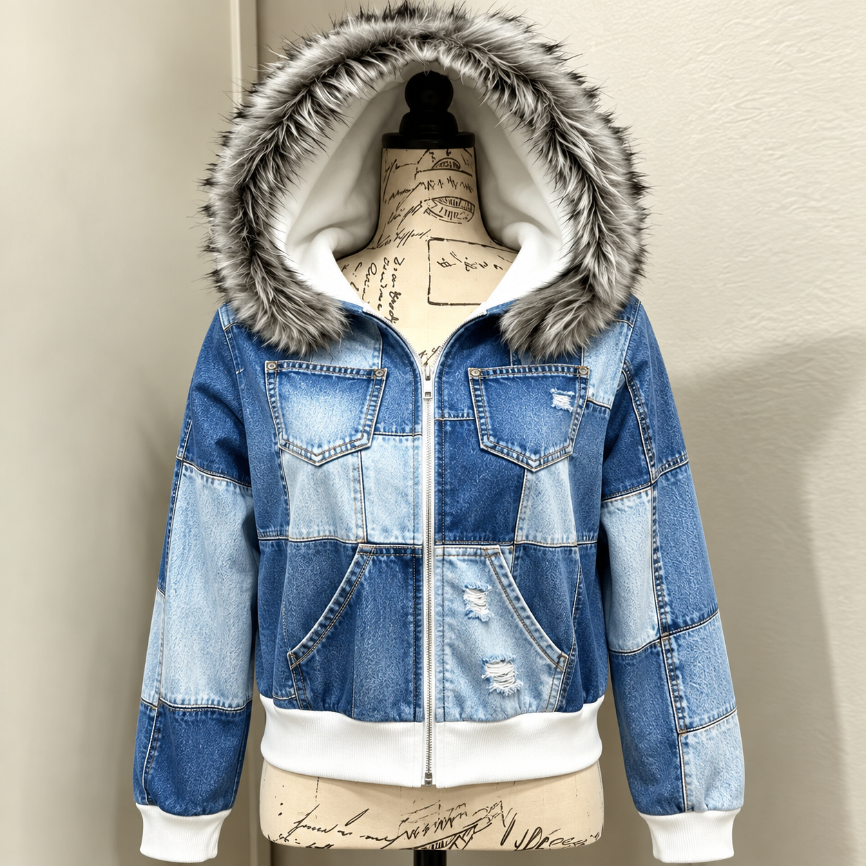 Casual Zip Front Sweatshirt Jacket For Women
