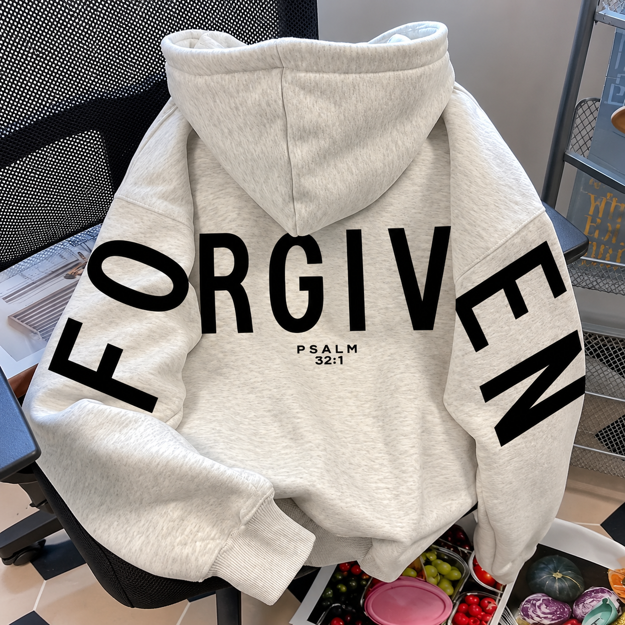 Long Sleeve Graphic Printed Hoodie With Pocket For Men And Women