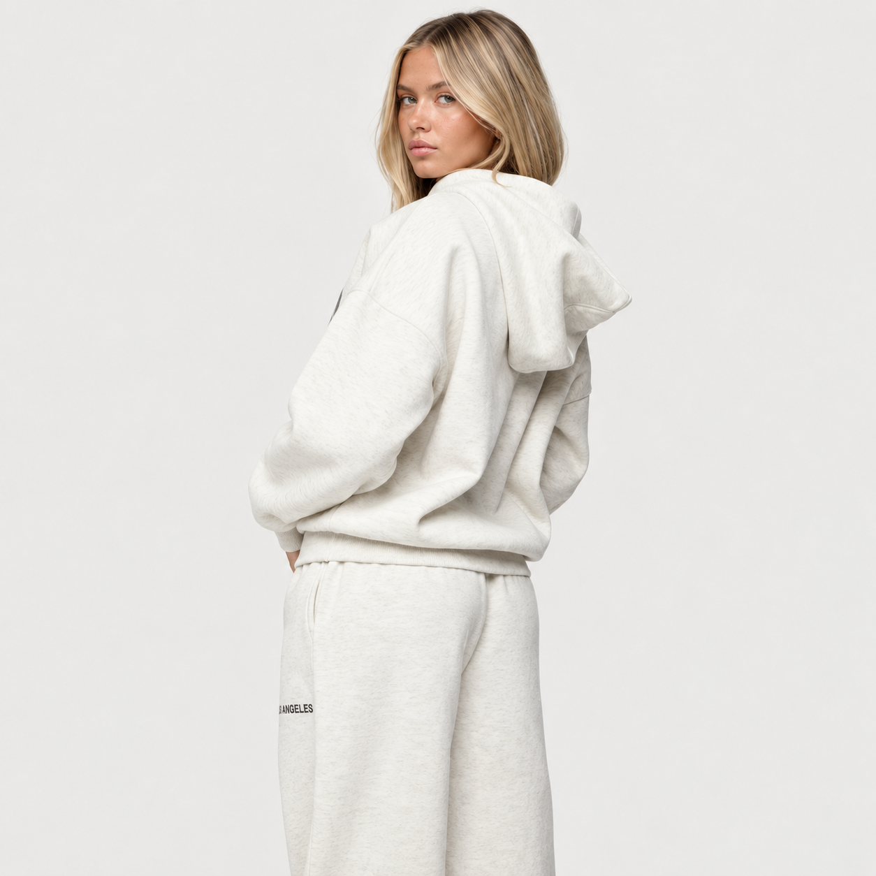 Oversized Pullover Hoodie and Jogger Set for Women