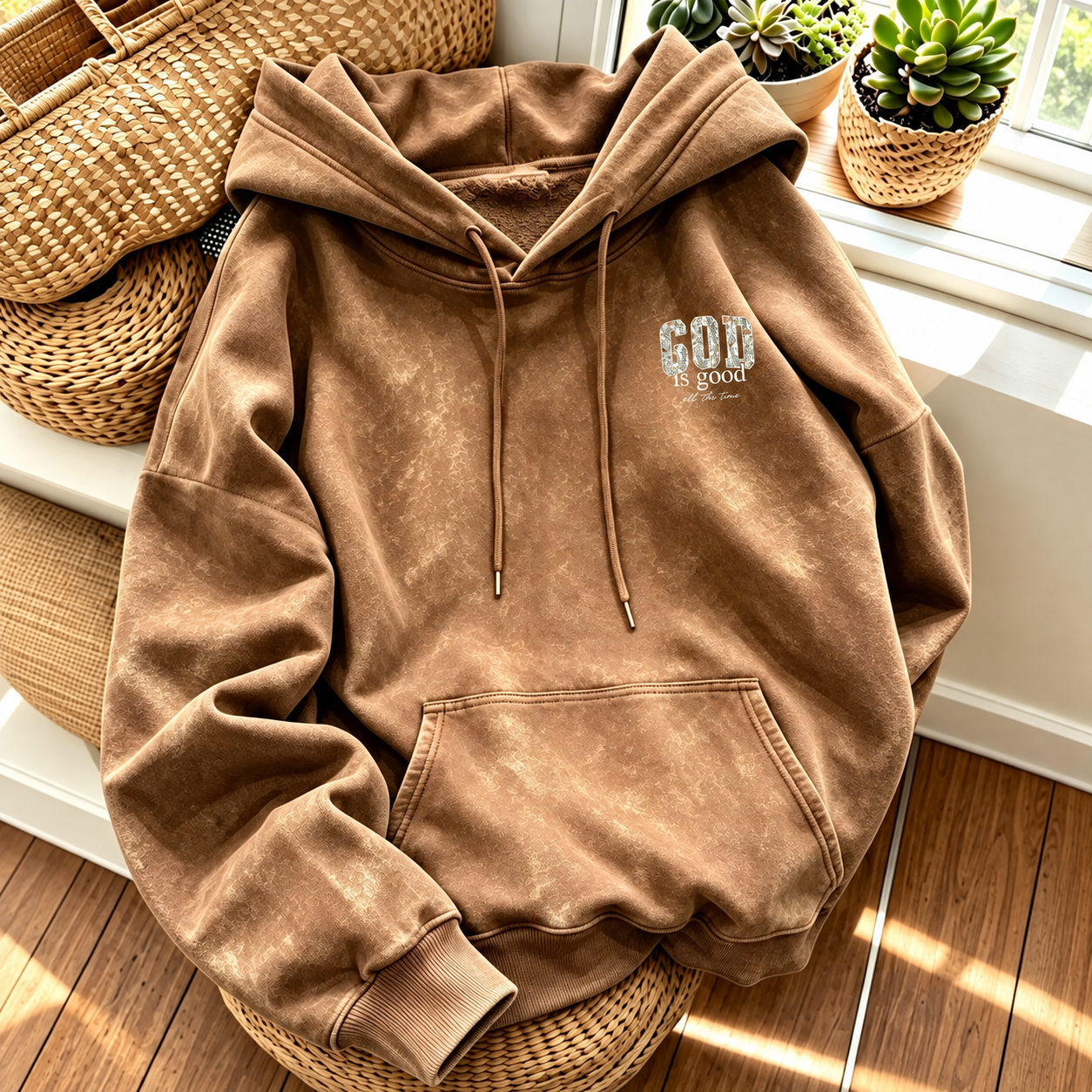 Floral Printed Long Sleeve Sweatshirt For Men And Women
