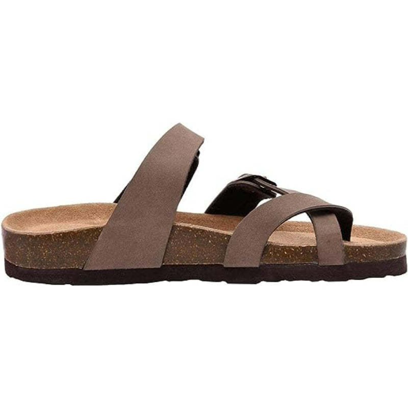 Comfortable Double Buckle Strapped Sandals-Soco Sands