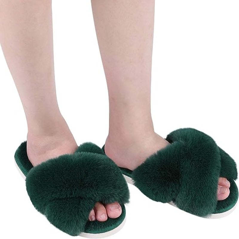 Comfy Cross Bands Slippers-Soco Sands
