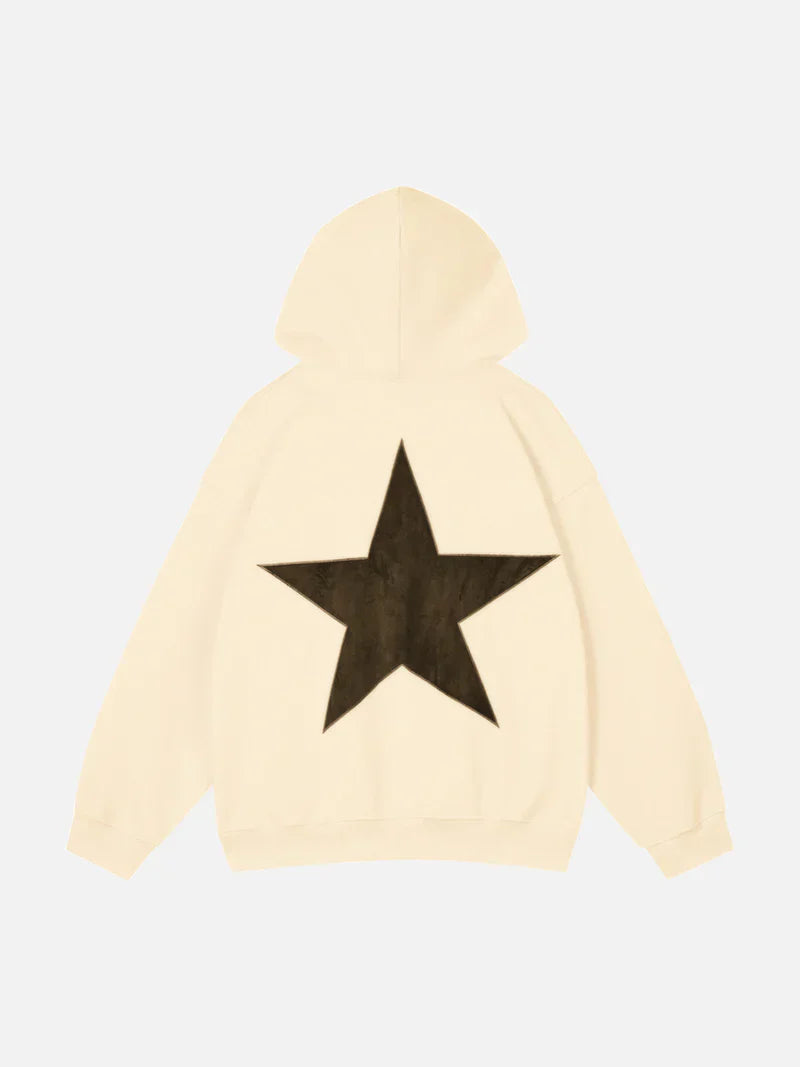 Double Star Streetwear Pullover Casual Sweatshirt
