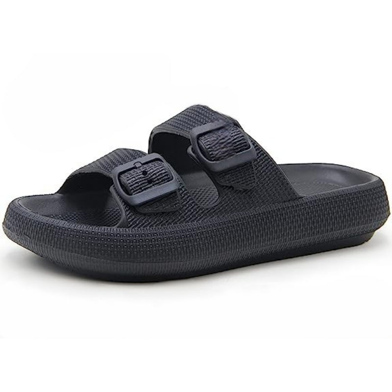 Double Buckle Adjustable Sandals-Soco Sands