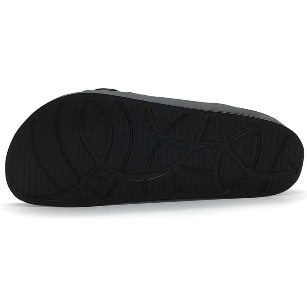 Double Buckle Patterned Sandals-Soco Sands