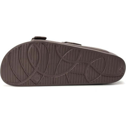 Double Buckle Patterned Sandals-Soco Sands