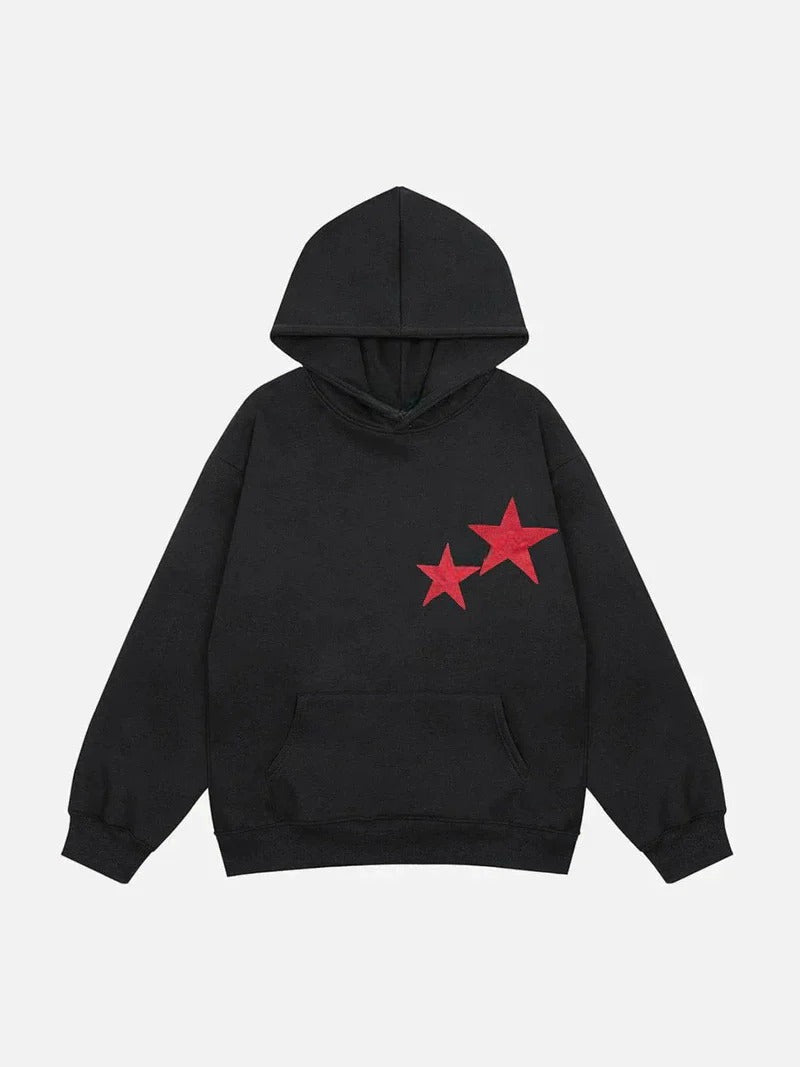Double Star Streetwear Pullover Casual Sweatshirt