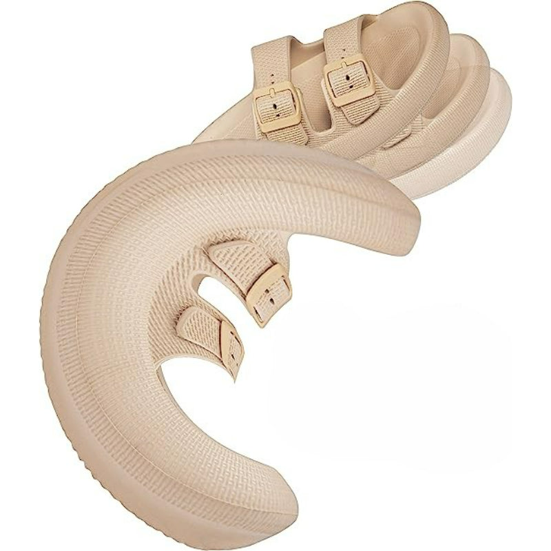 Flat Sandals With Double Buckle-Soco Sands