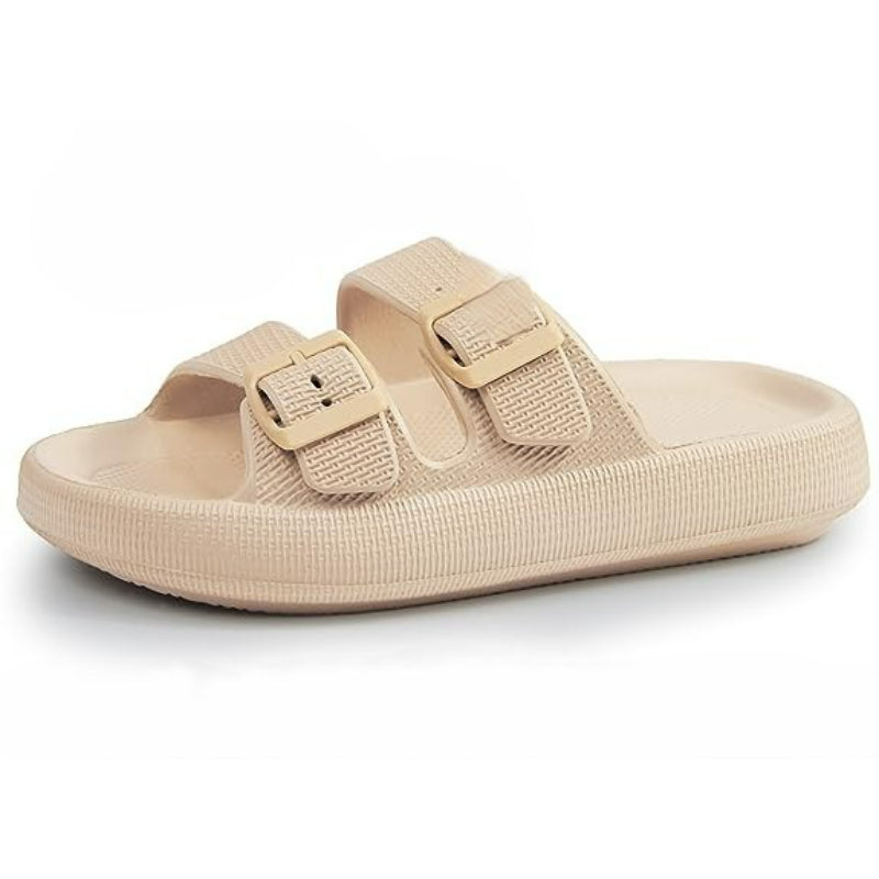 Flat Sandals With Double Buckle-Soco Sands
