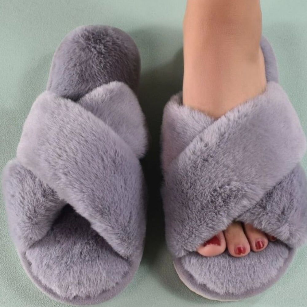 Comfy Criss Cross Slippers-Soco Sands