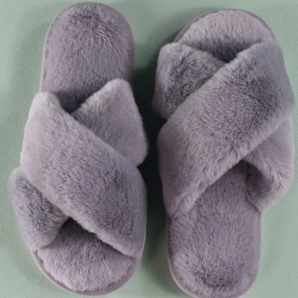 Comfy Criss Cross Slippers-Soco Sands