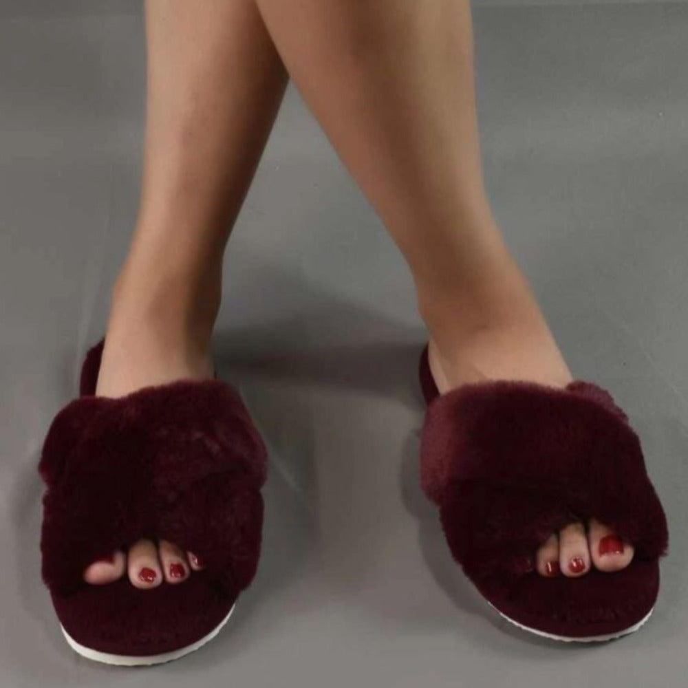 Comfy Criss Cross Slippers-Soco Sands