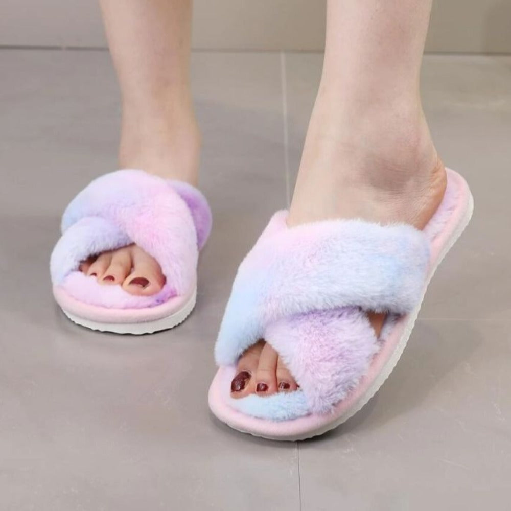 Comfy Criss Cross Slippers-Soco Sands