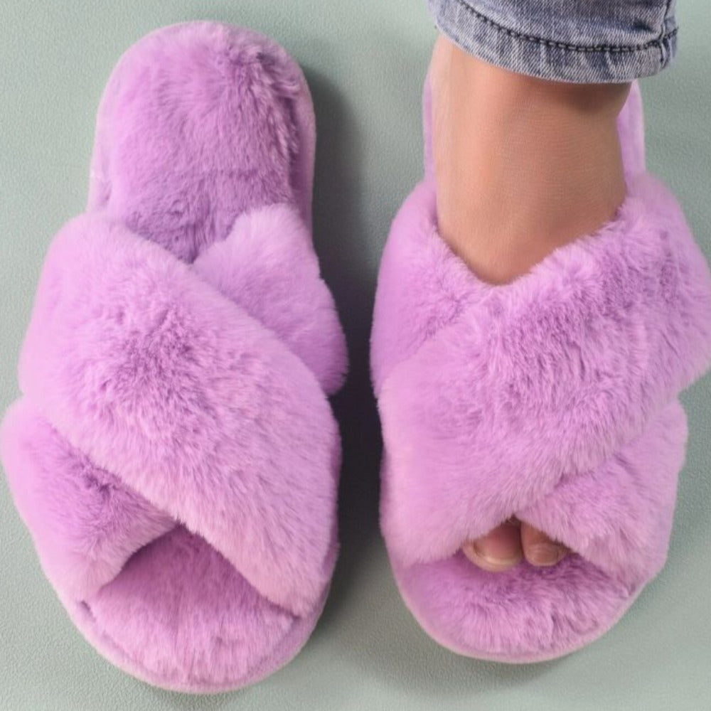 Comfy Criss Cross Slippers-Soco Sands