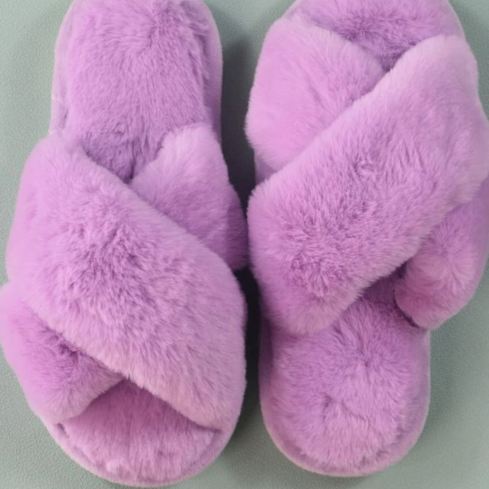 Comfy Criss Cross Slippers-Soco Sands