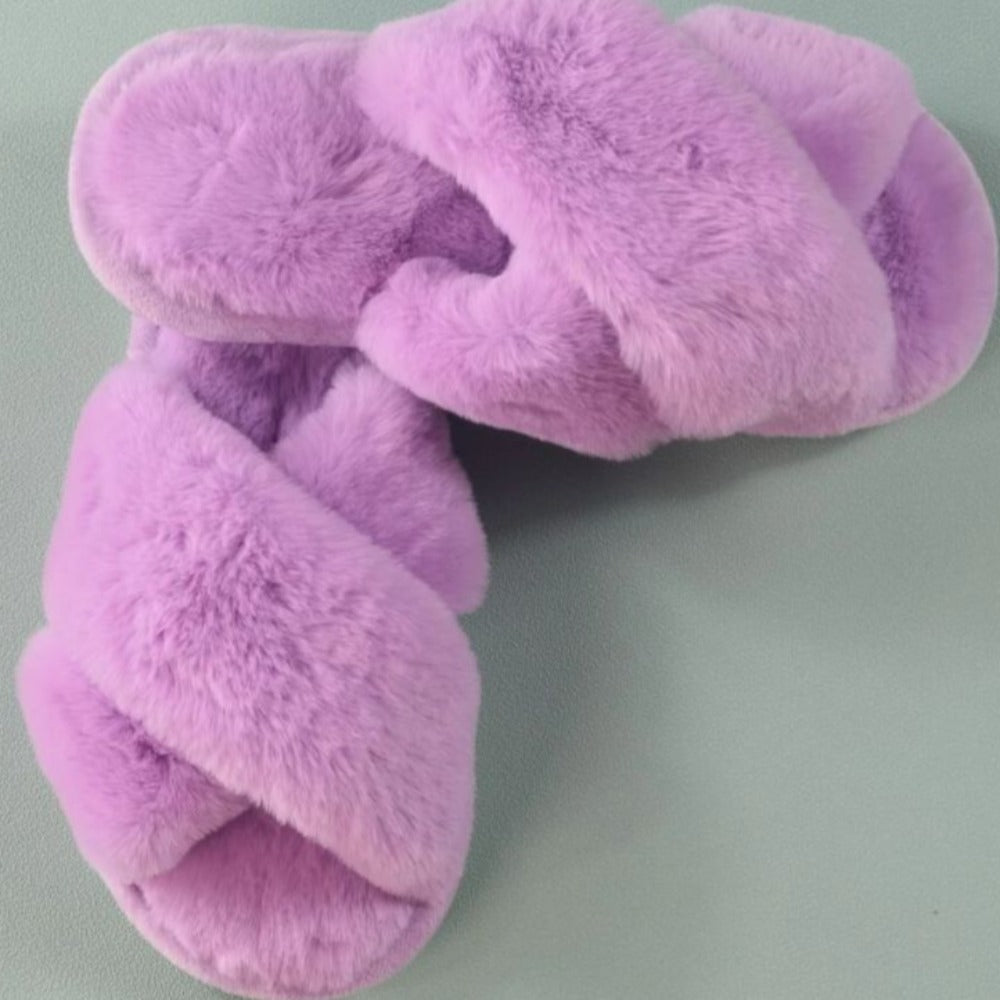 Comfy Criss Cross Slippers-Soco Sands