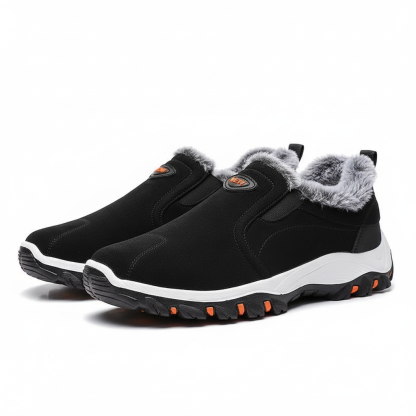 Warm Fleece Winter Sneakers Shoes For Men