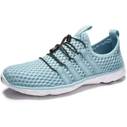 Lace Up Lightweight Shoes With Elastic Strap-Soco Sands