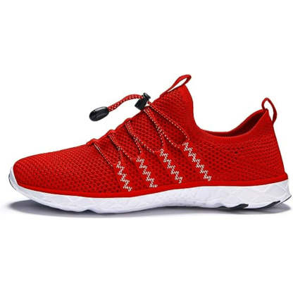 Lace Up Lightweight Shoes With Elastic Strap-Soco Sands