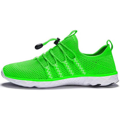 Lace Up Lightweight Shoes With Elastic Strap-Soco Sands
