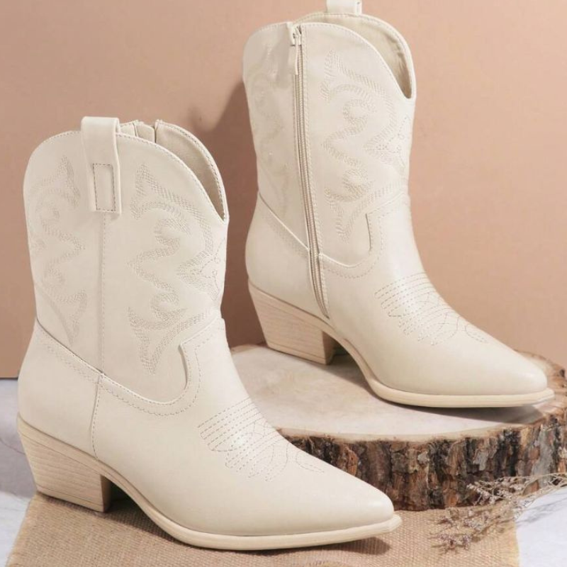 Plain Artwork Printed Boots-Soco Sands