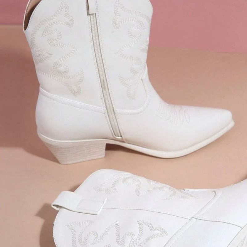 Plain Artwork Printed Boots-Soco Sands