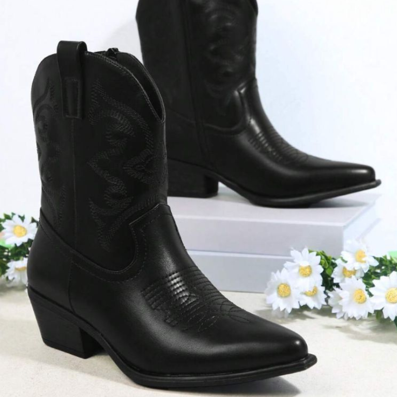 Plain Artwork Printed Boots-Soco Sands