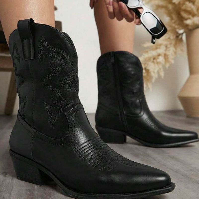 Plain Artwork Printed Boots-Soco Sands