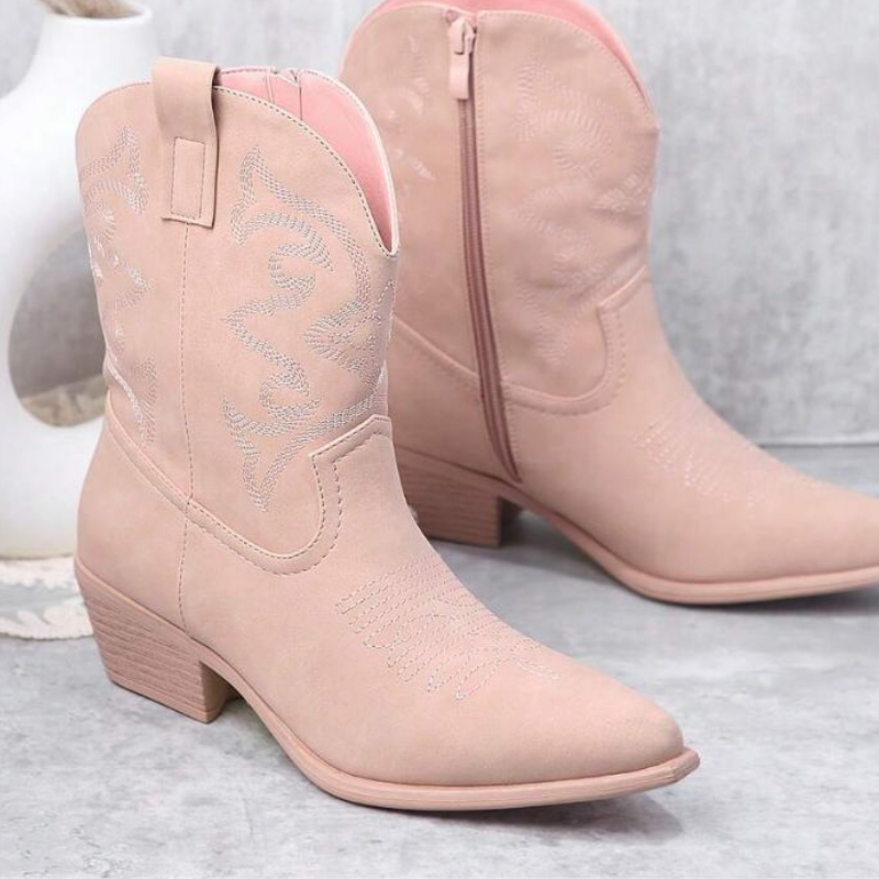 Plain Artwork Printed Boots-Soco Sands