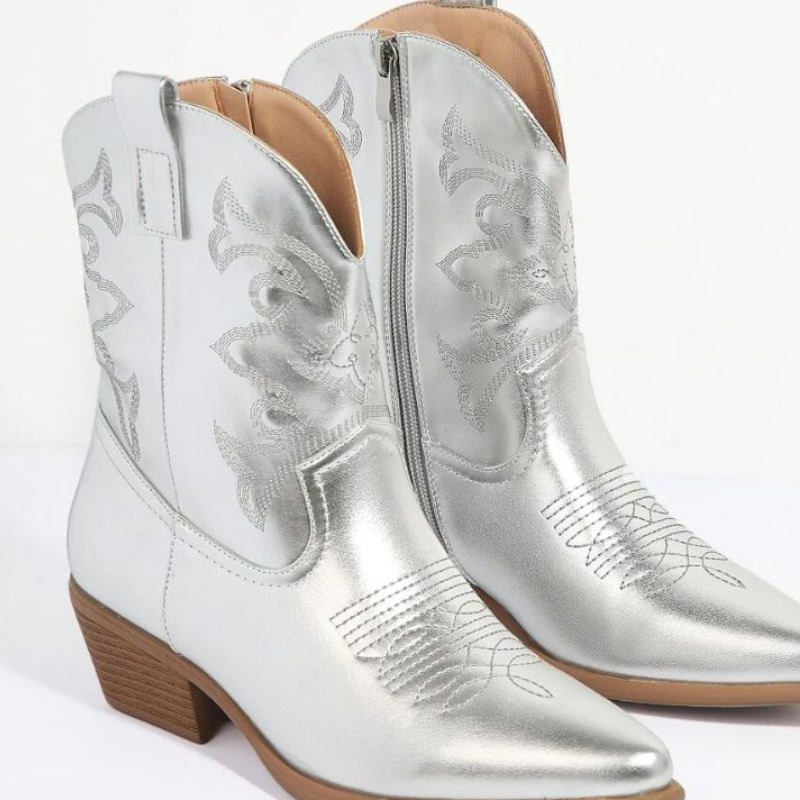 Plain Artwork Printed Boots-Soco Sands