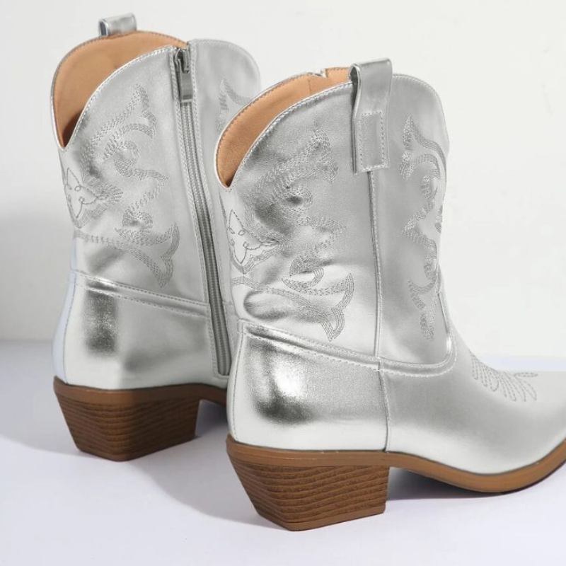Plain Artwork Printed Boots-Soco Sands