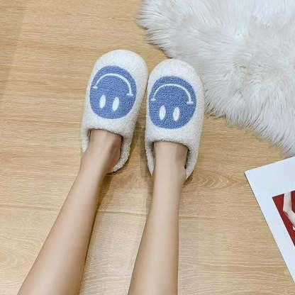 Plain Slippers With Print Pattern-Soco Sands