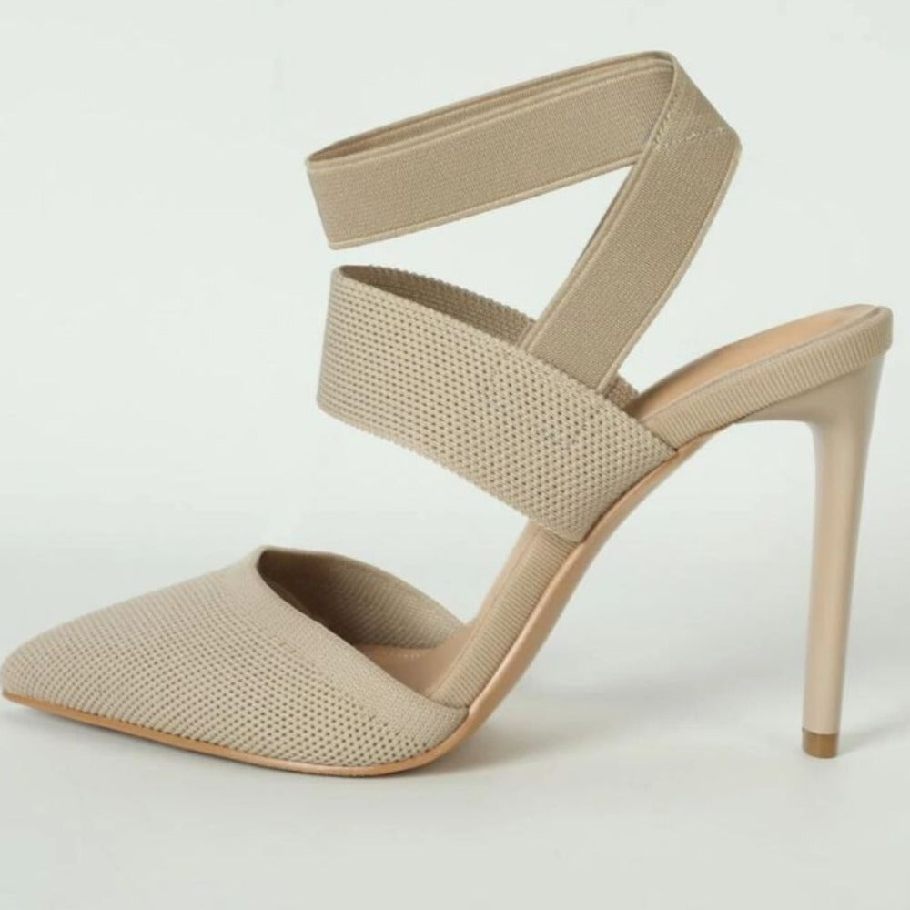 Stiletto Strap Pumps-Soco Sands