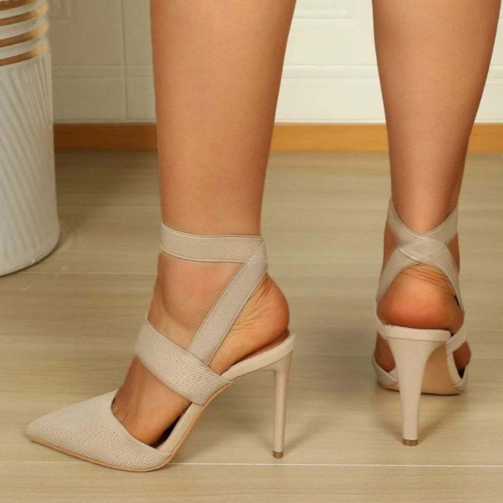 Stiletto Strap Pumps-Soco Sands