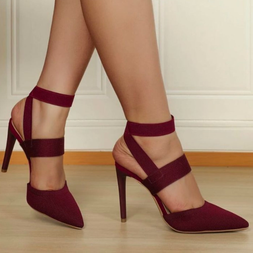 Stiletto Strap Pumps-Soco Sands