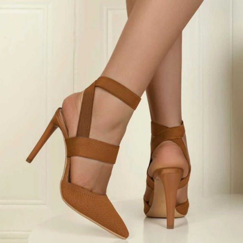Stiletto Strap Pumps-Soco Sands