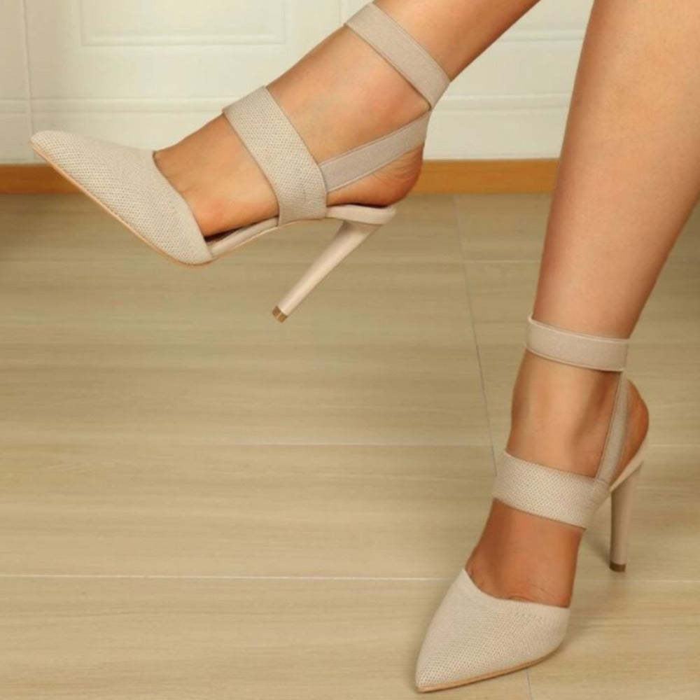 Stiletto Strap Pumps-Soco Sands