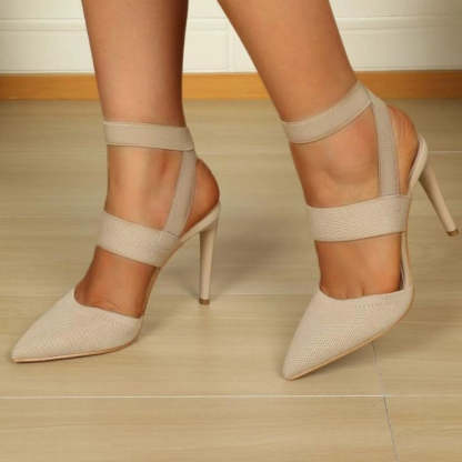 Stiletto Strap Pumps-Soco Sands