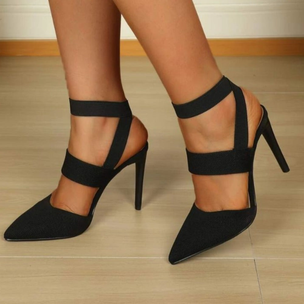 Stiletto Strap Pumps-Soco Sands