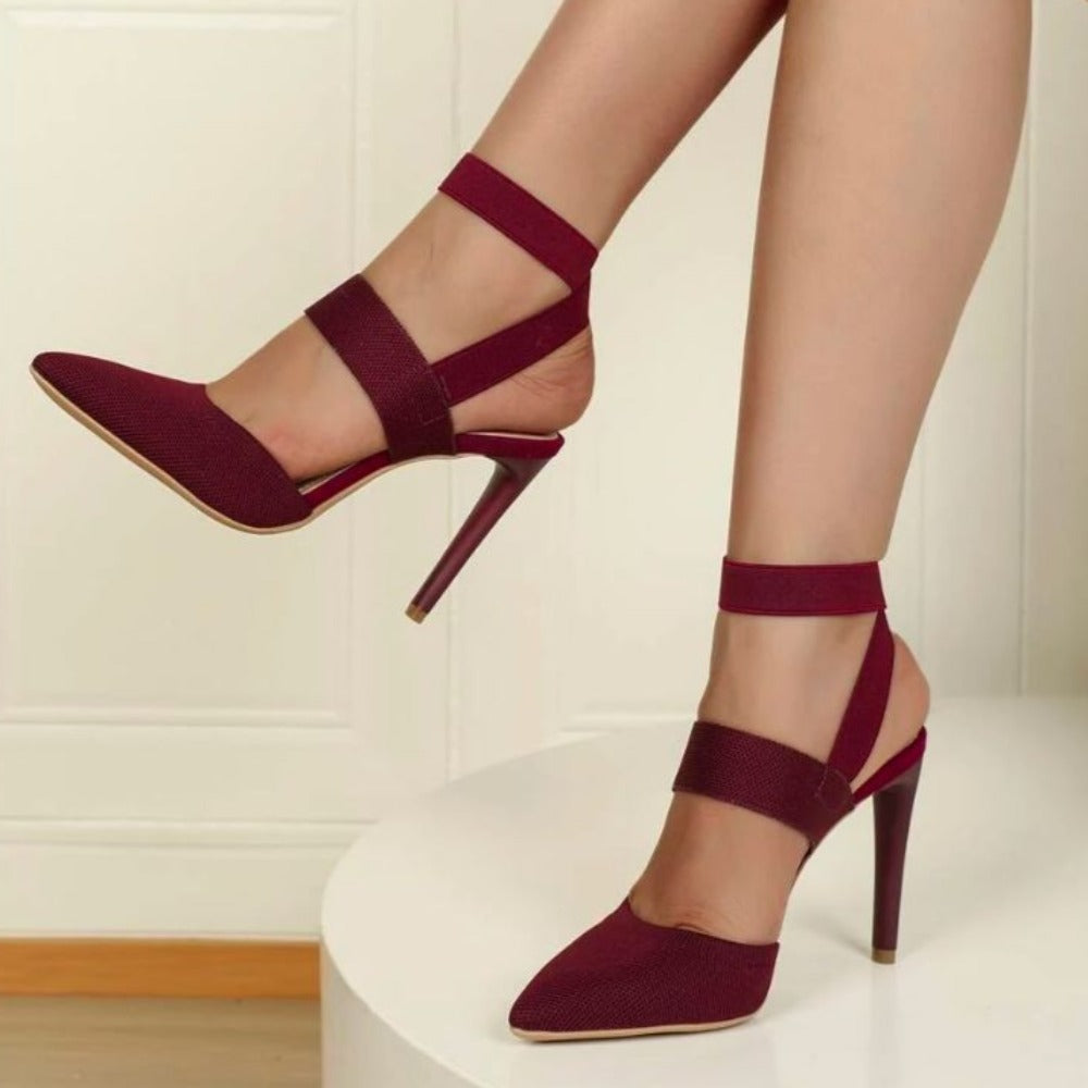 Stiletto Strap Pumps-Soco Sands
