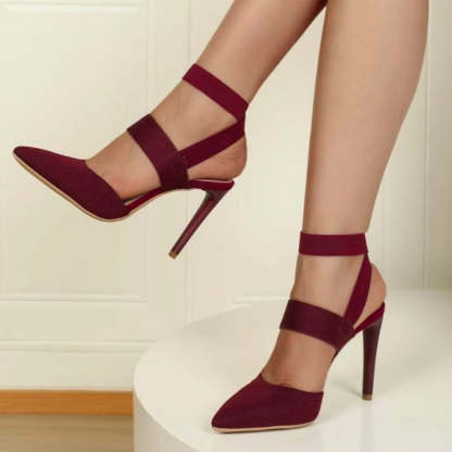 Stiletto Strap Pumps-Soco Sands