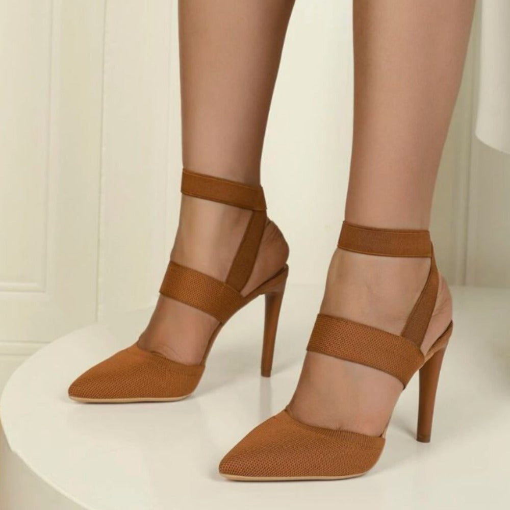 Stiletto Strap Pumps-Soco Sands