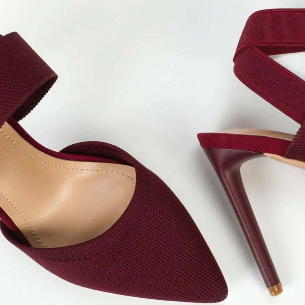 Stiletto Strap Pumps-Soco Sands