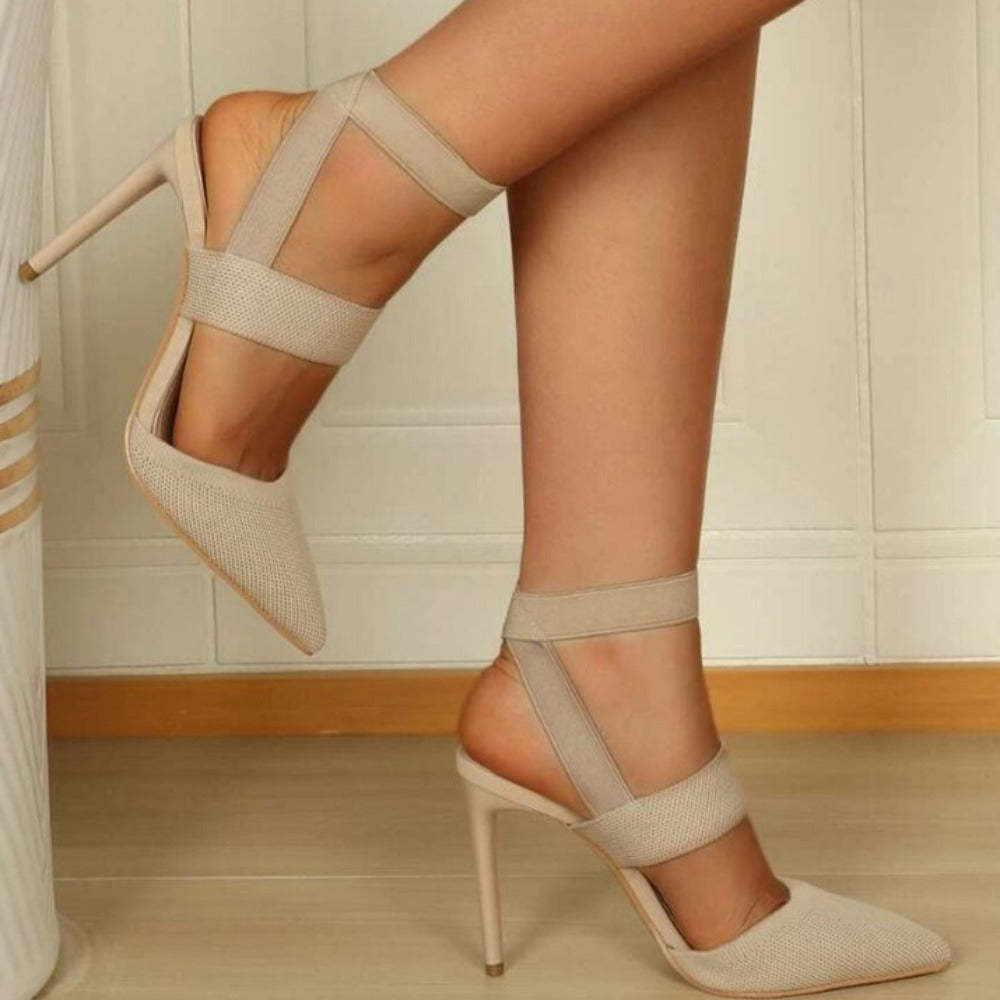 Stiletto Strap Pumps-Soco Sands