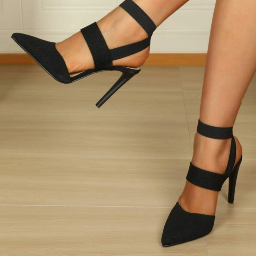 Stiletto Strap Pumps-Soco Sands